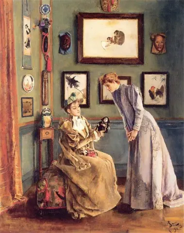 Lady With A Japanese Doll