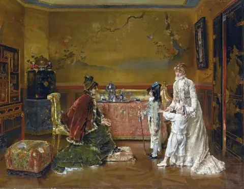 Ready For The Fancy Dress Ball 1879