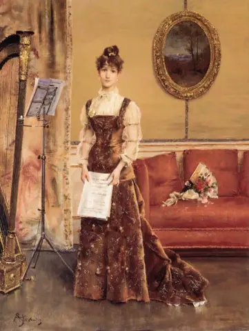 The Woman With A Harp