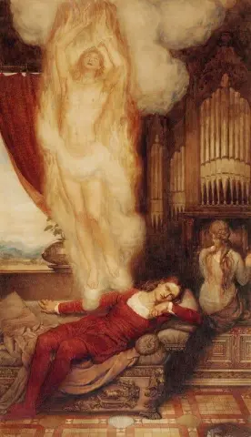Sielun pyrkimys musiikkia kuunnellen 1881