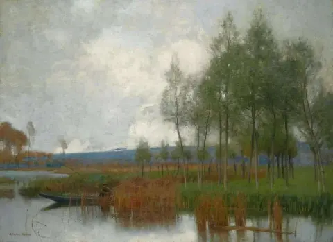 秋季风景，约 1918 年