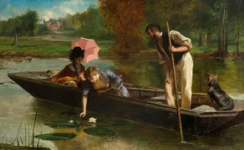 Een aangename plek aan de Theems 1863