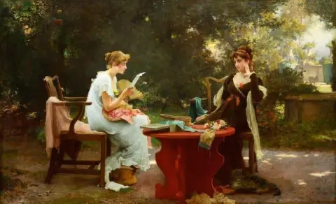 Haar eerste liefdesbrief 1889
