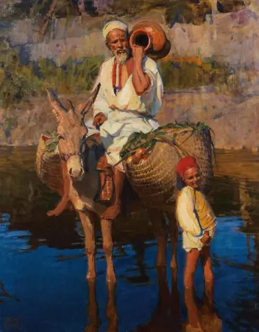 In the river