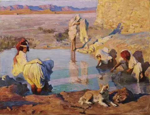 比斯克拉的洗衣女工 1917