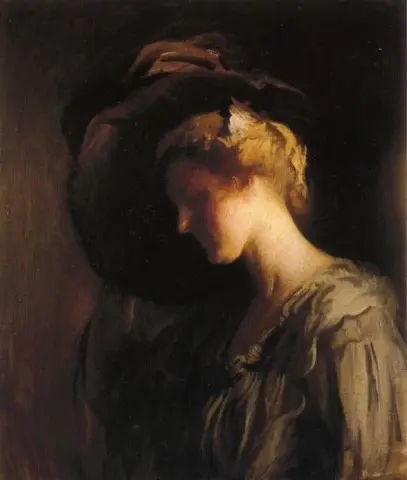 Adjusting The Hat Ca. 1900