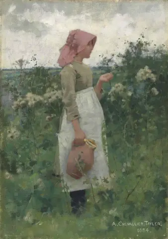Идя к колодцу 1884