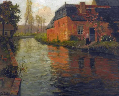 Näkymä La Varenne -joelle 1894
