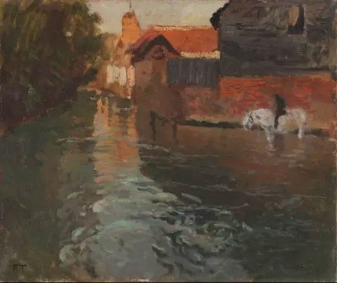 Elv I Nord-frankrike Ca. 1898