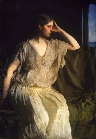穿着希腊长袍的女人，约 1894 年