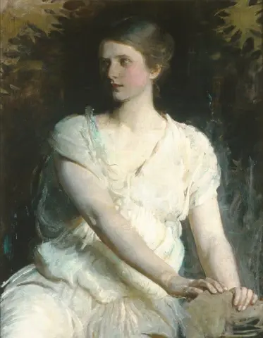 年轻女子，约 1898 年