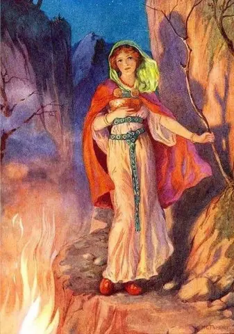 シギュン・ロキの妻 1916 年頃