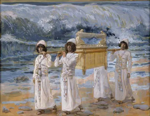 方舟经过约旦河，约 1896-1902 年