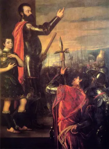 Discurso de Alfonso de Ávalos
