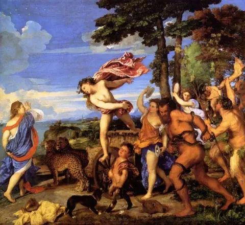 Baco y Ariadna