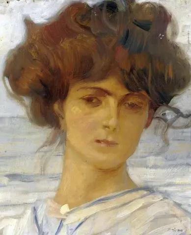 retrato de una niña
