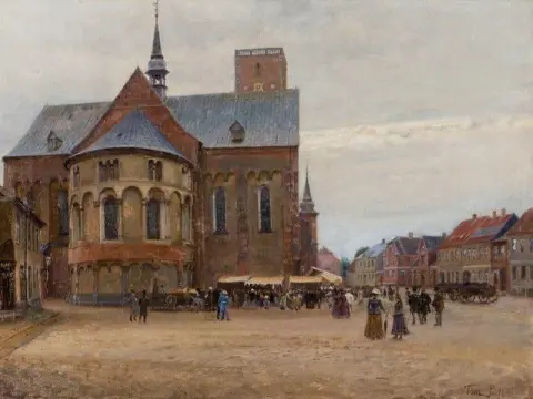 Ribe Domkirke Set Ostfra 1891