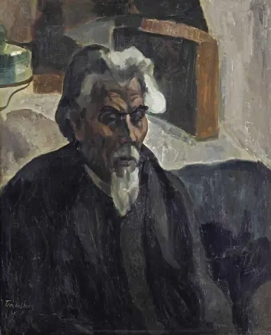 Porträtt av Jan Toorop 1925