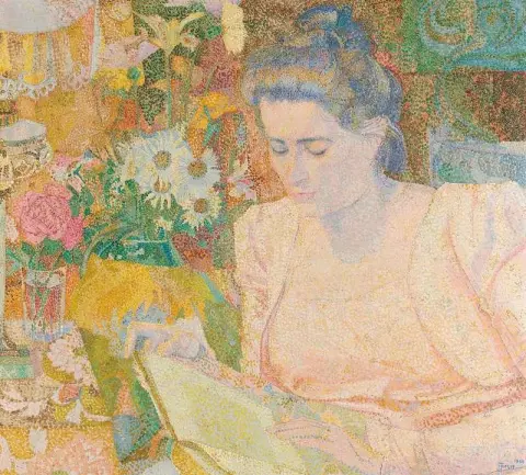Porträtt Van Mevrouw Marie Jeannette De Lange 1900