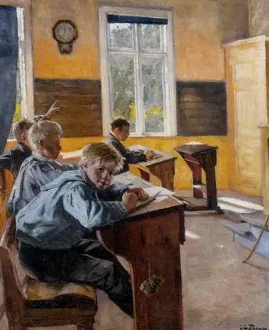 Στην αίθουσα διδασκαλίας 1888