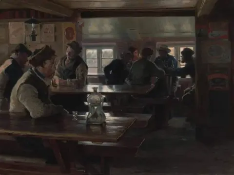 酒馆内部 1886