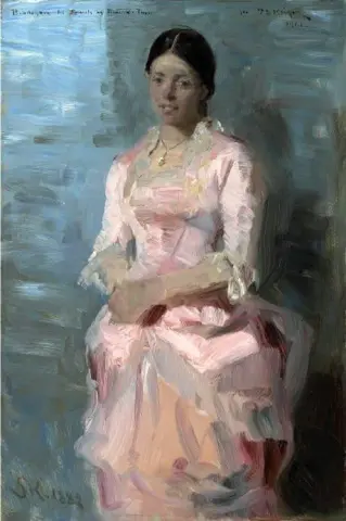 Frederikke Tuxen 1882의 초상화