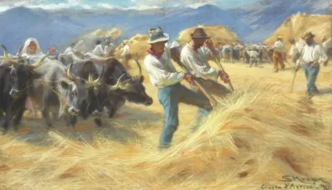 Civita D Antino 1890의 타작