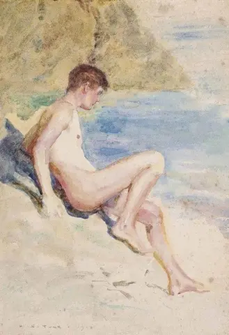 沐浴者 1910