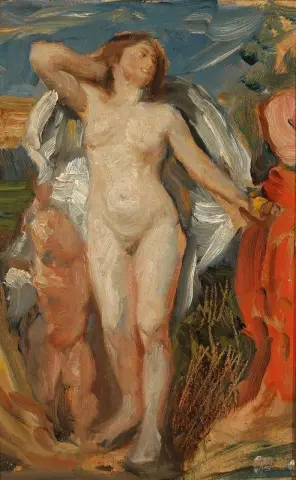 描绘金星的草稿 1921