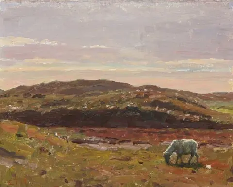 Landscape With Grazing Sheep 1922