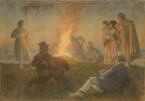 Midsummer S Eve Bonfire