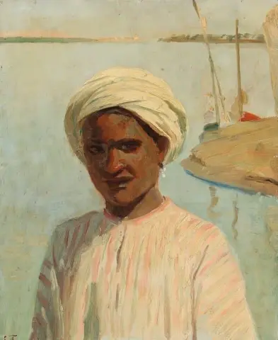 Portrait Of A North African Boy