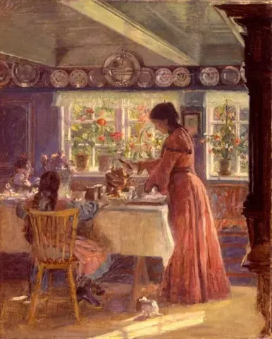 倒早晨咖啡 1906