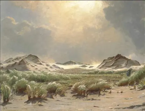 Strong Wind In The Dunes Skagen