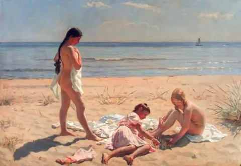 Summer Day At Skagen Beach