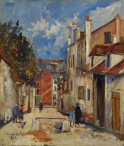 רחוב דו מון סני במונמארטר, 1923