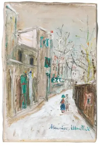 רואה סן-וינסנט תחת השלג בערך 1950