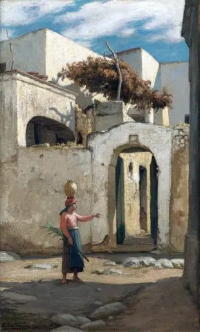 סצנת רחוב בקפרי 1894