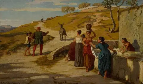 המשל של הטוחן בנו והחמור מס' 2 כ-1869
