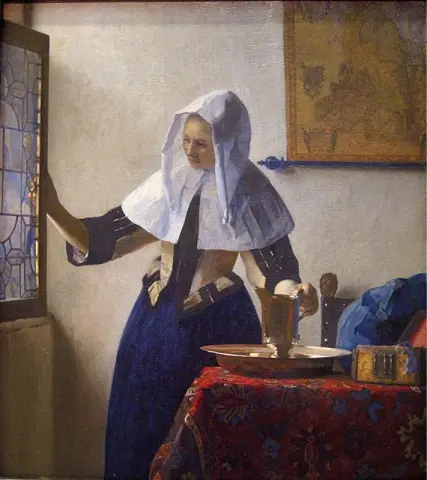 Young woman at the ewer