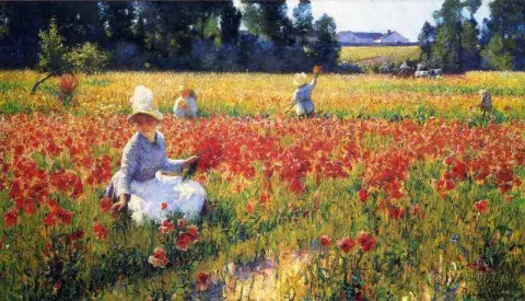 Маковое поле 1890