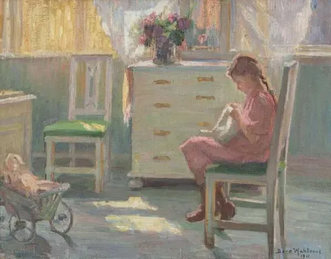 Flicka interiör