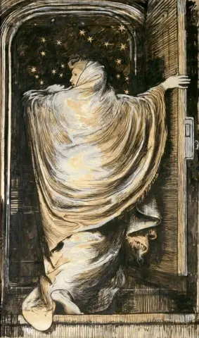 Женщина в белом 1871