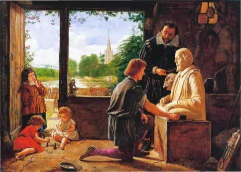 Мастерская скульптора S Стратфорд-на-Эйвоне, 1617 г.