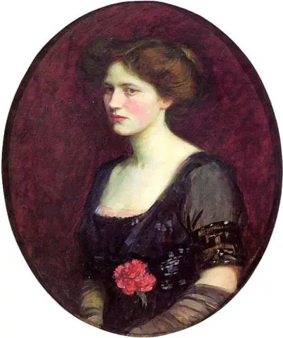 夫人的肖像查尔斯·施赖伯 1912