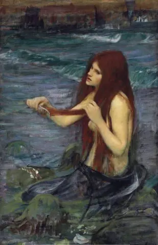 美人鱼素描 1892 1