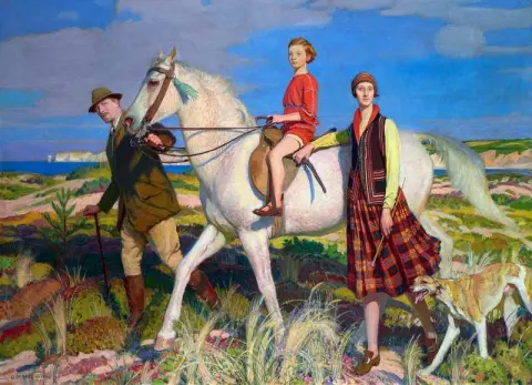 Vier liefdes Ik vond een vrouw, een kind, een paard en een hond, 1922