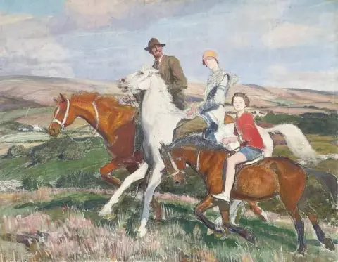 George Hilda en Mary rijden in Purbeck