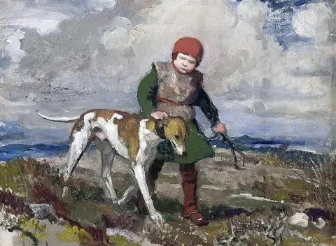 Maria en de windhond, ca. 1917-1920