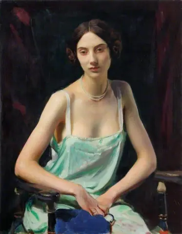 穿吊带背心的女人，约 1926 年